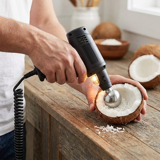 Electric coconut scraper