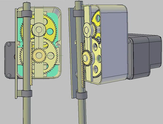 Application of Uni directional gear drive for wave power generation